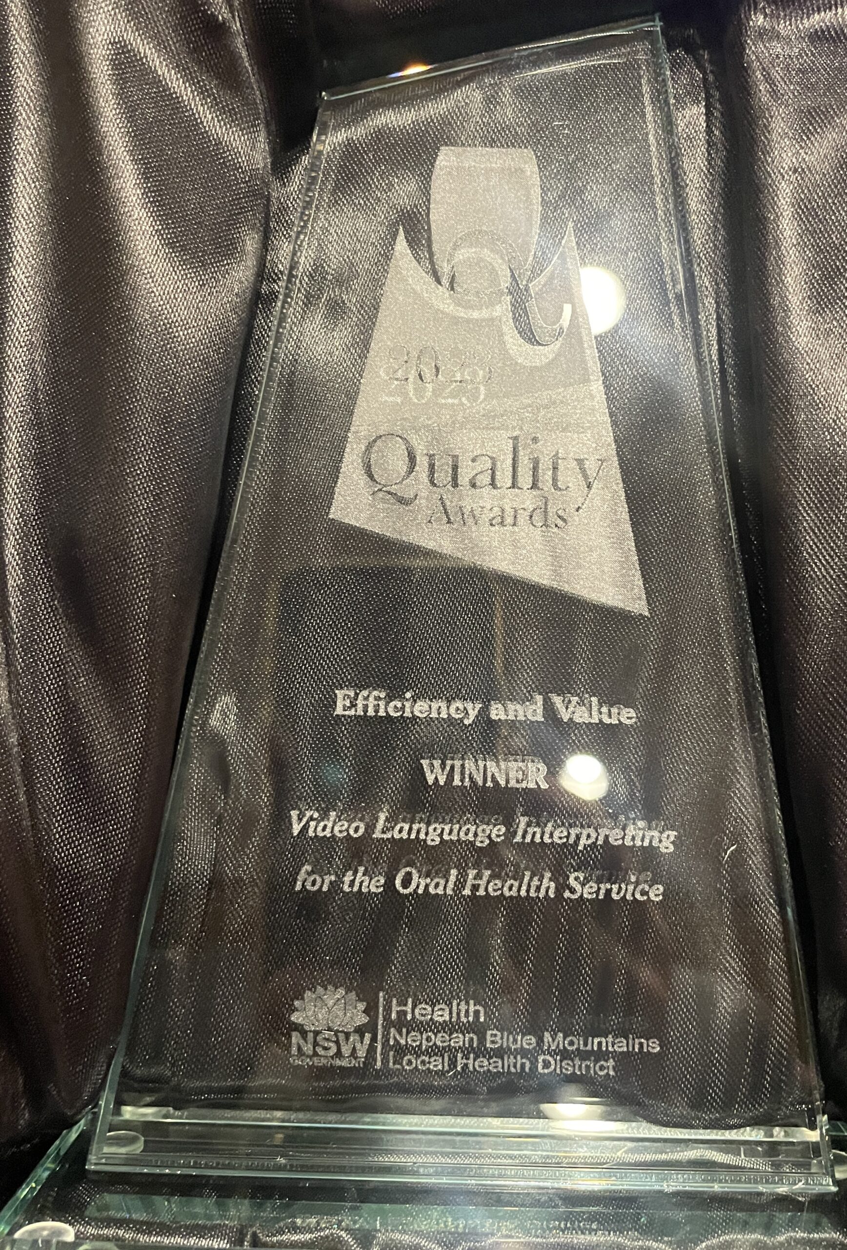 ACIOH partnership wins NBMLHD Quality Award